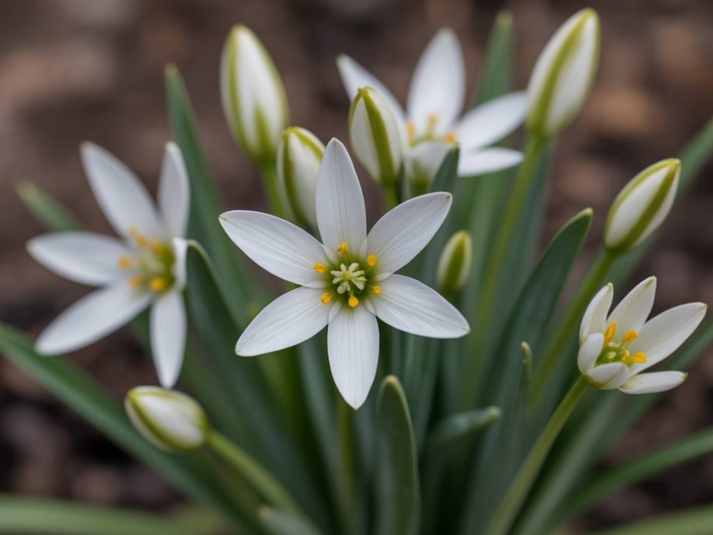 Étoile de Bethléem (Star of Bethlehem, Ornithogalum umbellatum) : apaiser les chocs émotionnels avec cette fleur de Bach